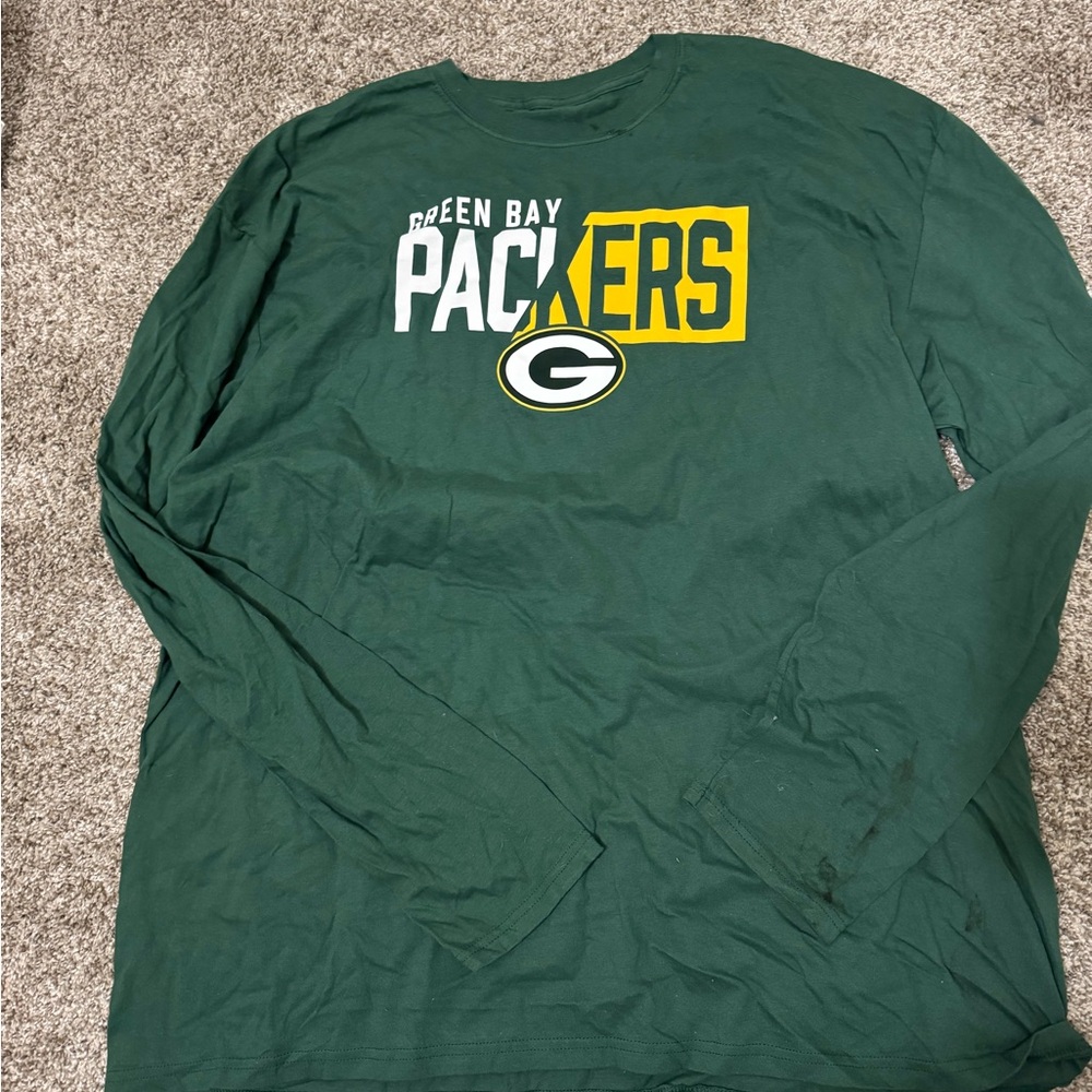 Green Bay Packers Green Long Sleeve Shirt